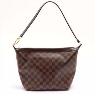 Illovo MM Ebene Canvas Leather Shoulder Bag